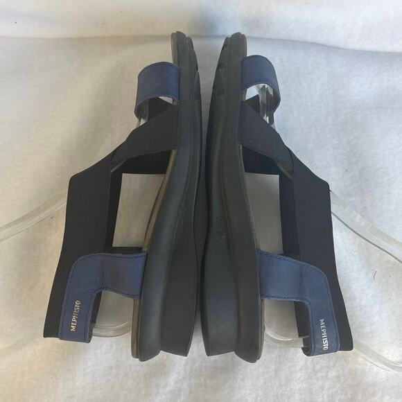 Mephisto Pastora Crisscross Stretchy Sling Back Sandals Size 37 USA 7 - Picture 5 of 8